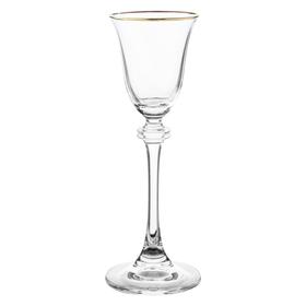 

Набор рюмок для водки/ликёра Asio, декор «Отводка золото», 60 мл x 6 шт.