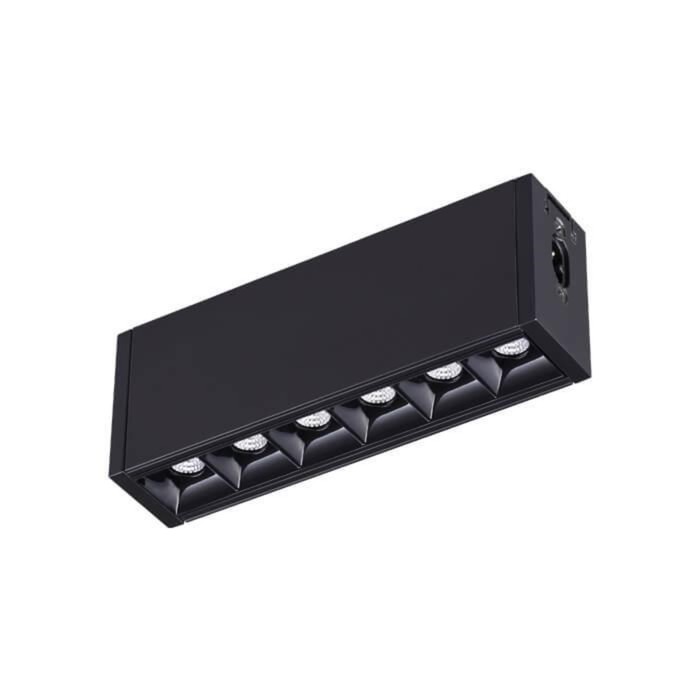 

Светильник OVER, 6Вт LED, 4000К, 500лм, цвет чёрный