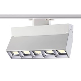 

Светильник трековый PORT 1-Ф, 25Вт LED, 3000К, 2750лм, цвет белый/хром