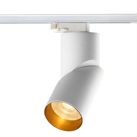 

Светильник трековый PORT 1-Ф, 23Вт LED, 3000К, 2000лм, цвет белый/золото