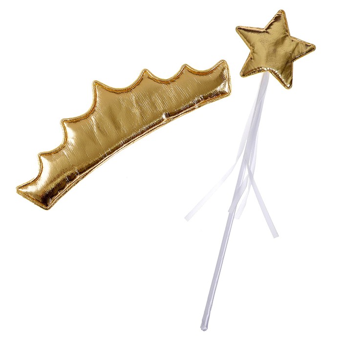 Карнавальный набор «Звездочка» предмета: корона, жезл