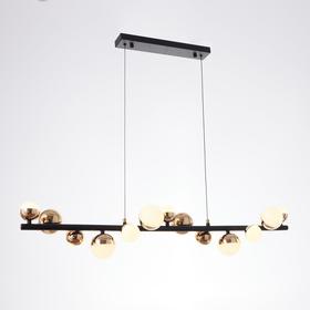 

Люстра 1517/13 LED 120Вт черно-золотой 90х14х70 см