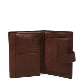 

Портмоне на кнопке с автодок. 540220N FABRETTI н/к, цвет коричневый