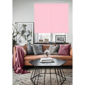 

Рулонная штора Plain, цвет розовый, 120х160 см
