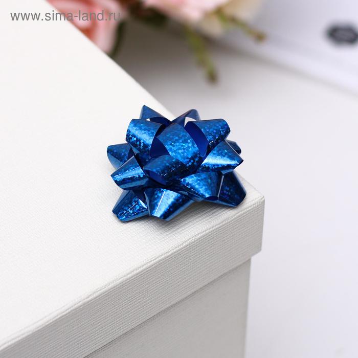 фото Бант-звезда №6,3 голография (набор 6 шт), цвета ассорти