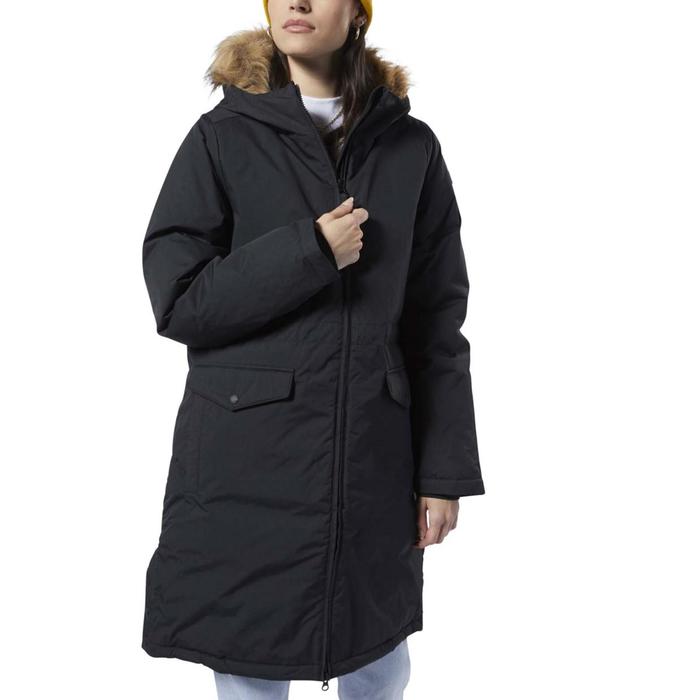 фото Пуховик женский reebok cl down parka, размер 40 (dy5985)