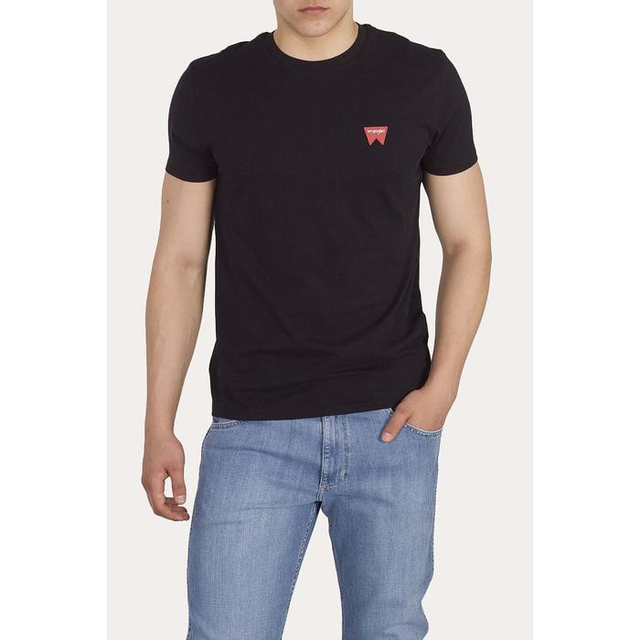 фото Футболка мужская wrangler ss sign off tee, размер 60 (w7c07d301)