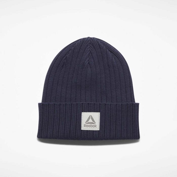 фото Шапка мужская reebok act fnd logo beanie, размер 56-58 (ec5589)