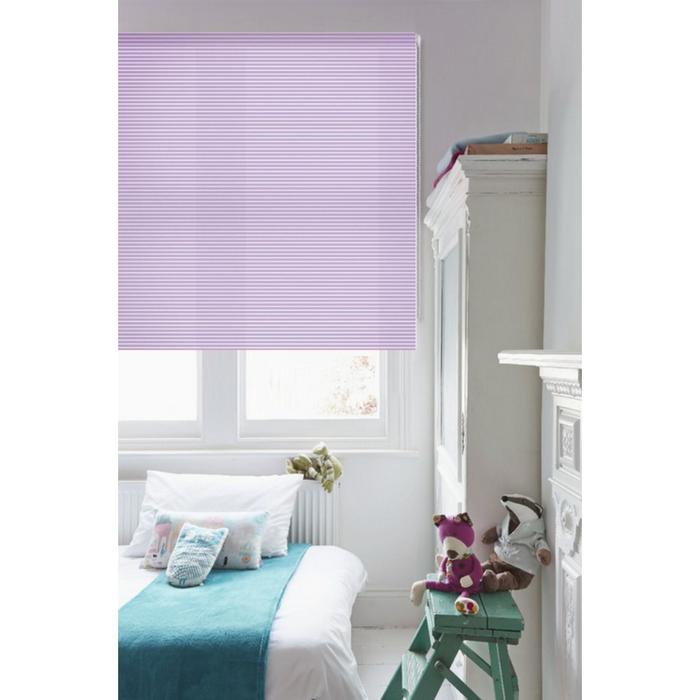 фото Рулонная штора «райли», цвет фиолетовый, 180х160 см эскар