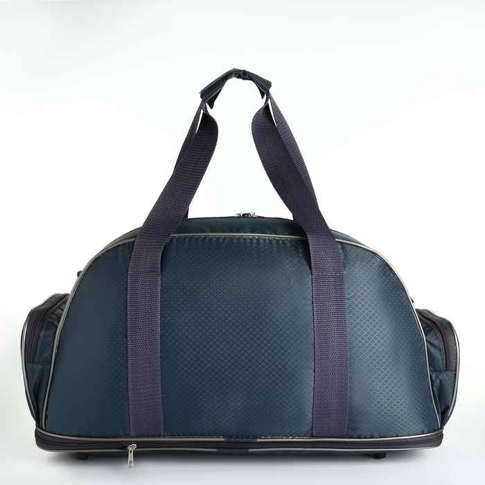 фото Сумка спортивная на молнии с увеличением, 4 наружных кармана, длинный ремень, цвет серый сарабелла