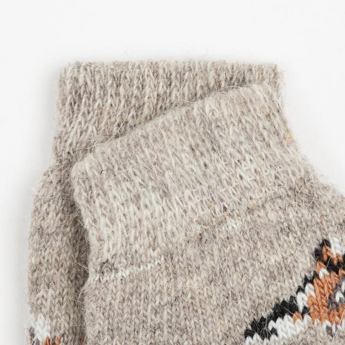 фото Носки женские шерстяные «олень», цвет серый, размер 23 стильная шерсть