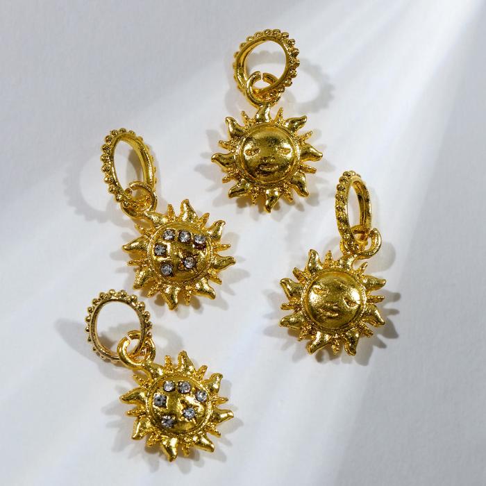 фото Подвеска "солнце", цвет золото queen fair