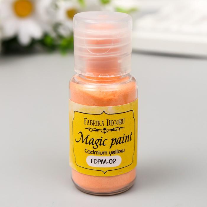 

Сухая краска "Magic paint" 15 мл, кадмий жёлтый