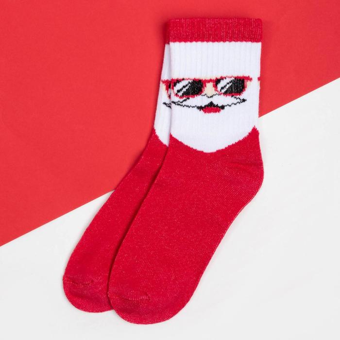 Носки детские новогодние KAFTAN Cool Santa р-р 18-20, красный носки детские новогодние kaftan cool santa р р 14 16 красный