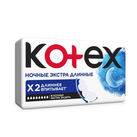 

Прокладки «Kotex» Ультра Драй ночн. экстра длинные 4 шт.