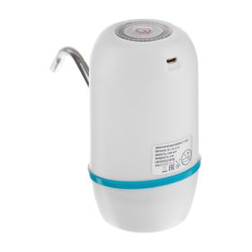 

Помпа Centek CT-3002 Blue, электрическая, 8 Вт, 2.2 л/мин, 1200 мАч, от USB, бело-бирюзовая 5