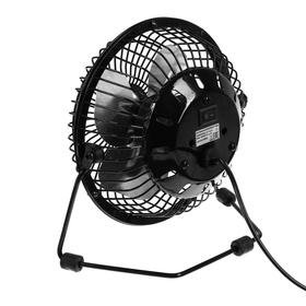 

Вентилятор Centek CT-5040 Black, настольный, 2.5 Вт, 14 см, чёрный