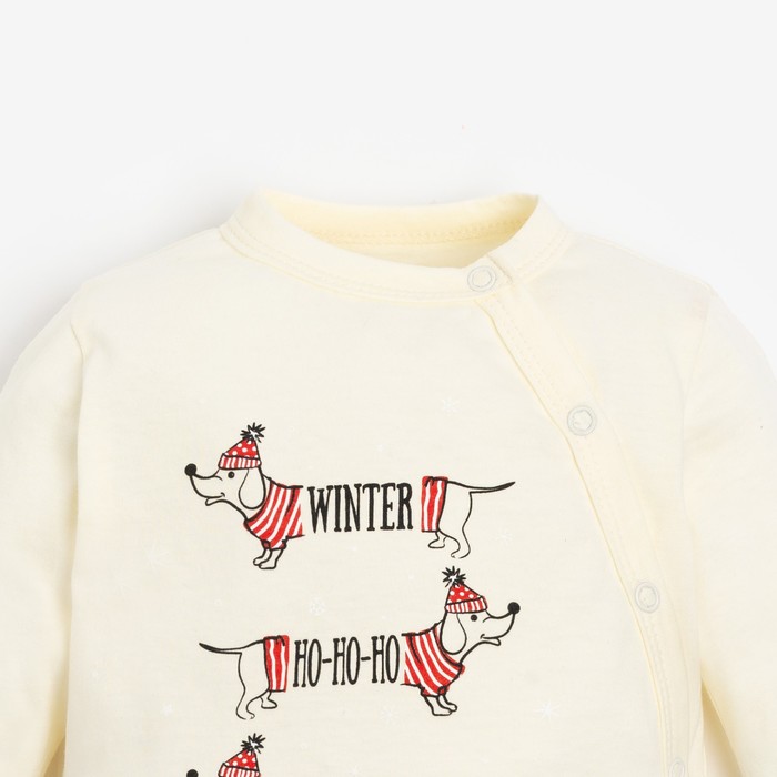 

Боди детское, цвет молочный, рост 74 см