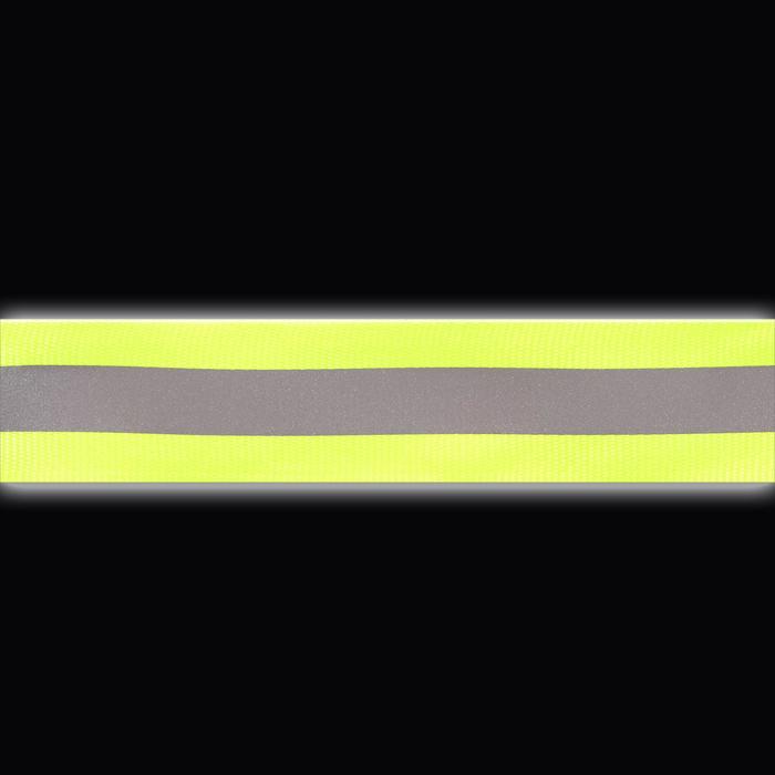 Светоотражающая лента стропа, 25 мм, 5 ± 1 м, цвет салатовый