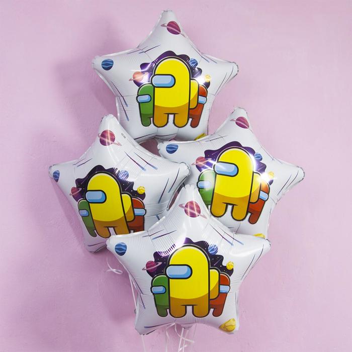 Шар фольгированный 19" «Космонавтики», звезда 7321662