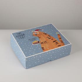 Упаковка для кондитерских изделий «Тигруля», 20 × 17 × 6 см Ош