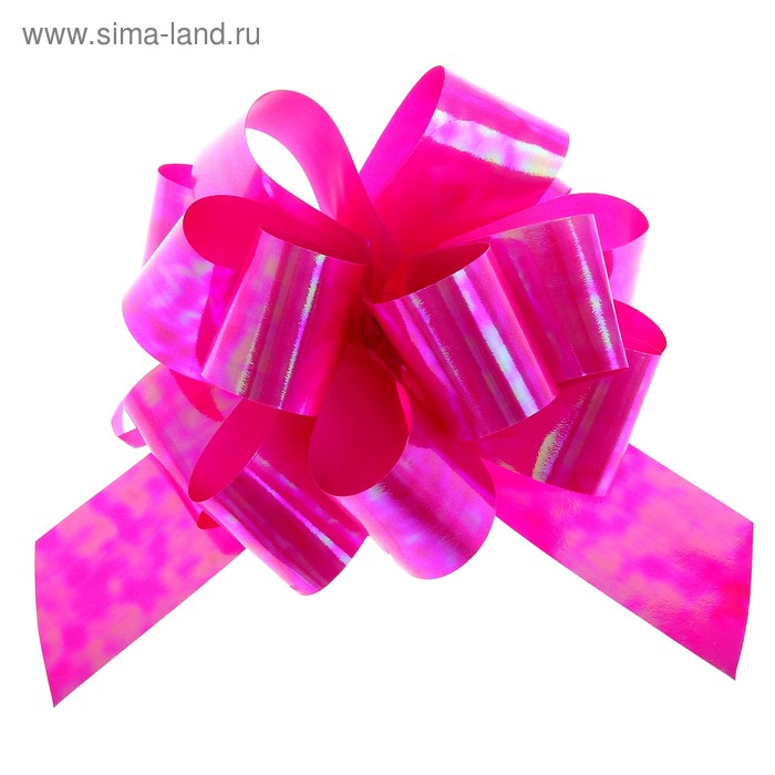 Бант-шар №3 перламутровый, цвет розовый бант шар 3 голография цвет розовый