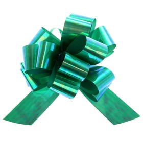 Бант-шар №3 перламутровый, цвет зелёный