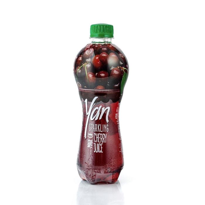 Напиток газированный сокосодержащий вишневый YAN sparkling, 470 мл
