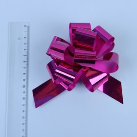 Бант-шар №3 голография, цвет розовый от Сима-ленд