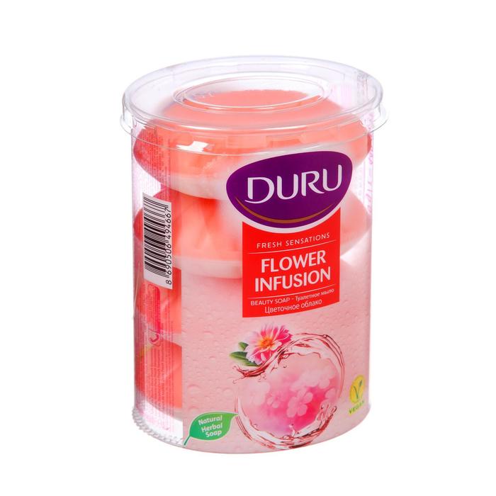 

Туалетное мыло DURU FRESH "Цветочное облако" 110 г (4 шт)