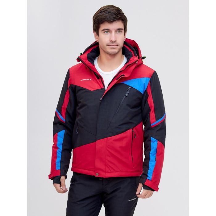 фото Горнолыжная куртка мужская, размер 48, цвет красный mtforce