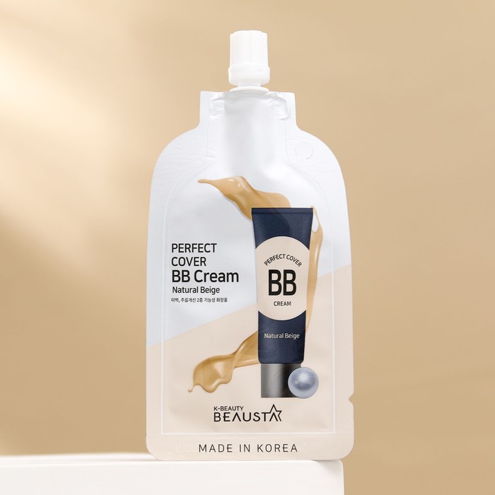 Тональный BB крем BEAUSTA Perfect Cover Natural  BB Cream (№23, Natural beige) 10мл