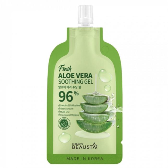 

Гель для лица и тела BEAUSTA Aloe Vera Soothing Gel успокаивающий, с алоэ вера, 20 мл