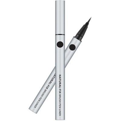 Подводка для глаз MISSHA Natural Fix Brush Pen Liner, цвет чёрный, 0,6 г