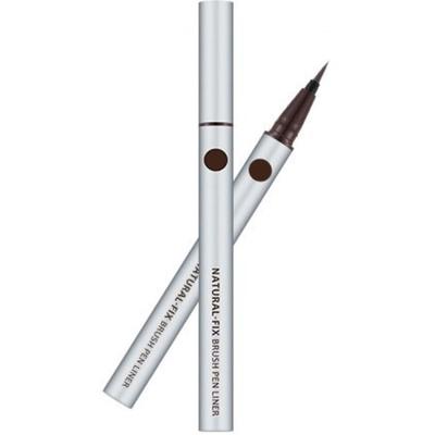 Подводка для глаз MISSHA Natural Fix Brush Pen Liner, цвет коричневый, 0,6 г