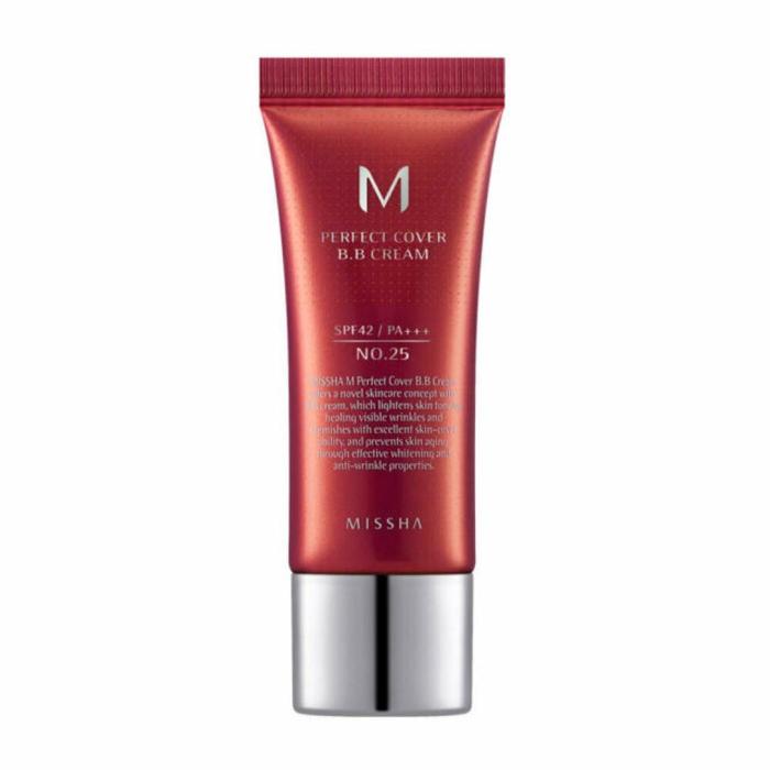 

Тональный крем MISSHA M Perfect Cover BB Cream SPF42/PA+++ (No.25/Warm Beige), 20 мл