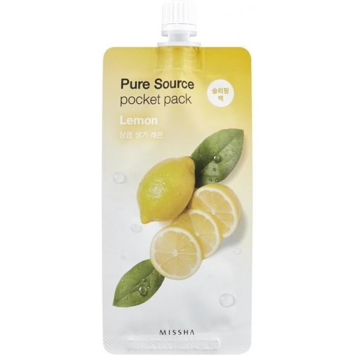 

Маска для лица MISSHA Pure Source Pocket Pack Lemon, 10 мл