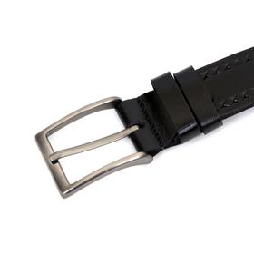 

Ремень мужской, ширина 3.5 см, пряжка металл, цвет чёрный