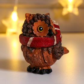

Фигурка "Сова в красном шарфике" 7x4,5x6,5 см