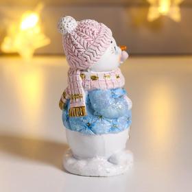 

Фигурка "Стёганный Снеговик"4,5x4х8,5 см