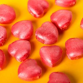 

Леденцы «Год будет полон любви», вкус: клубника, со скретч слоем, 130 г.