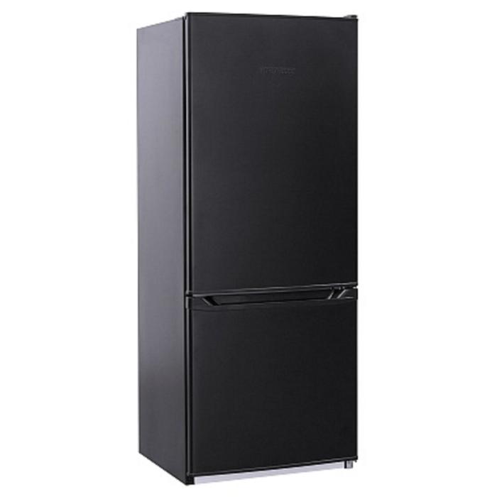 Холодильник Nordfrost NRB 121 232, двухкамерный, класс А+, 240 л, чёрный матовый