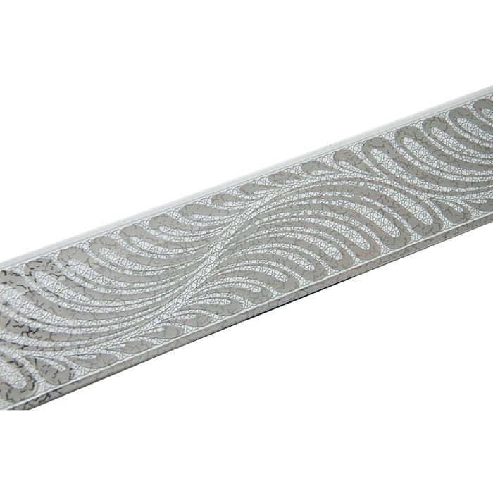 Декоративная планка «Жар-Птица», длина 600 см, ширина 7 см, цвет серебро/элегант