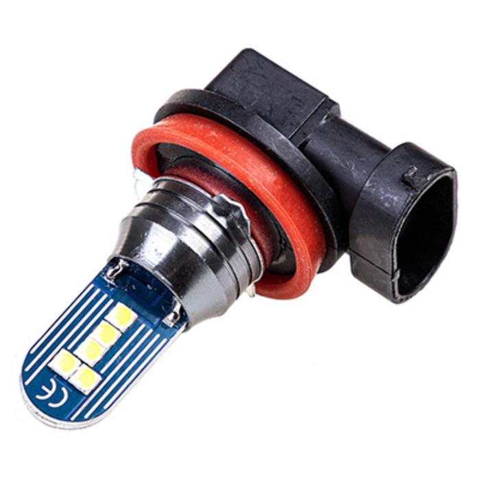 фото Лампа светодиодная h11, 12-24v, 10 smd диодов, 1-конт, белая, skyway, набор 2 шт, s08202047