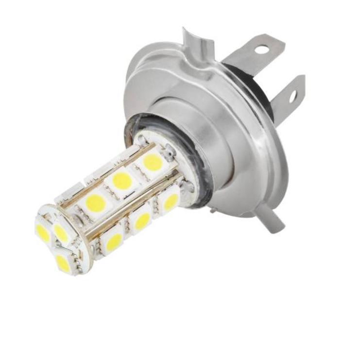 

Лампа светодиодная Skyway H4, 12 В, 18 SMD, 2-контактная, белая, набор 2 шт, S08201016
