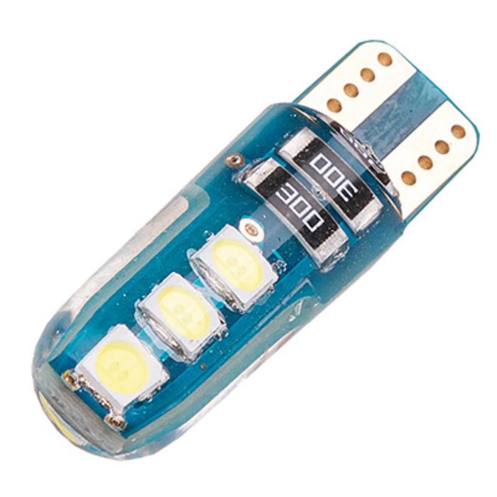 фото Лампа светодиодная t11 (c5w), 12v, 6 smd диодов, 1-конт, 36мм, с обманкой, белая, skyway, s08201437