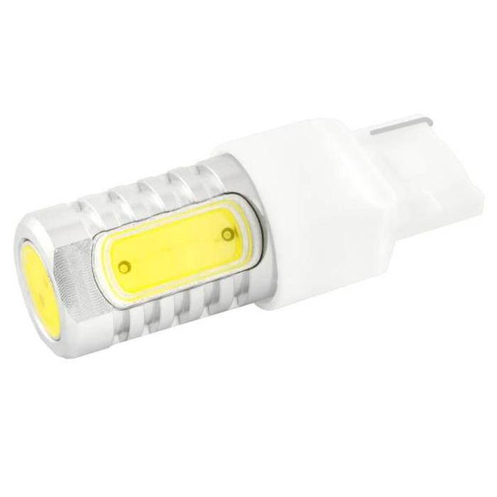 фото Лампа светодиодная t20 (w21w), 12v, 5 smd диода, 1-конт, белая, skyway, s7444_7443-4smd-1.5w_smd