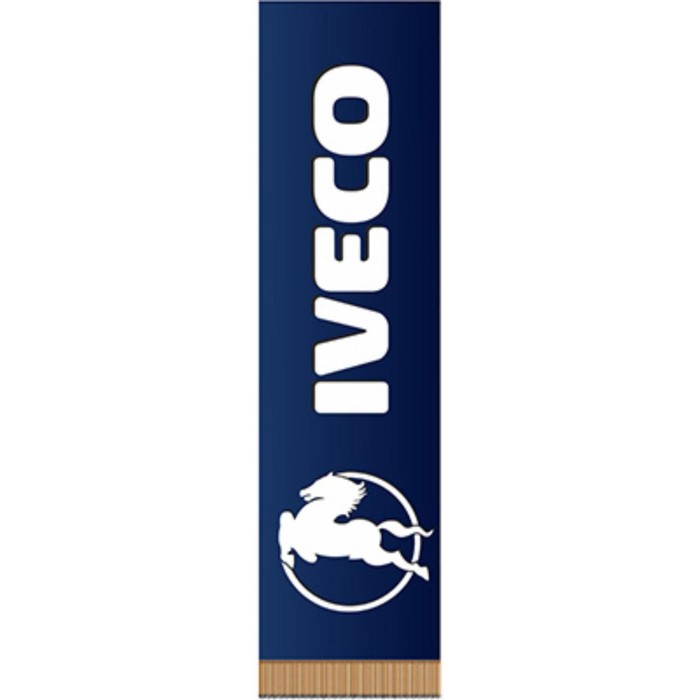

Вымпел прямоугольный IVECO фон синий, 200х55мм, цветной, SKYWAY, S05101138