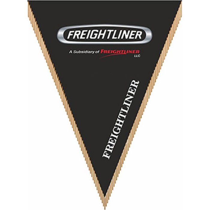 

Вымпел треугольный FREIGHTLINER, фон черный, 260х200мм, цветной, SKYWAY, S05101024