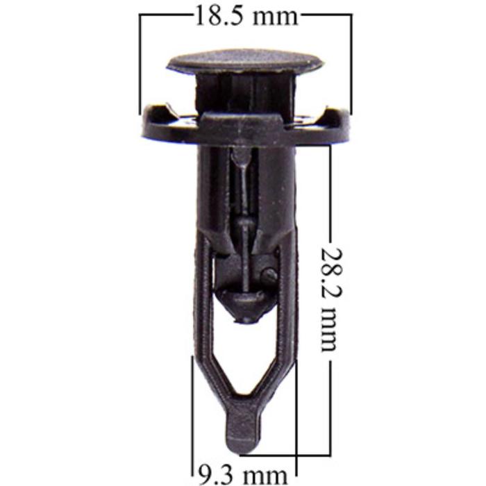 фото Клипса skyway, lexus, toyota 166, набор 25шт, s05601166